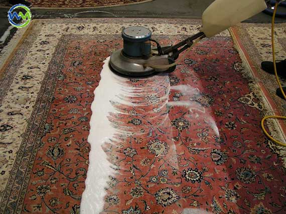 شستن قالی در محل با دستگاه در تهران
